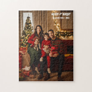 Stilvolles Foto Weihnachten Puzzle