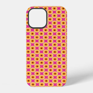 Stilvolles Gelb Rosa Punkte iPhone Hülle