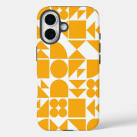 Stilvolles gelbes, modernes geometrisches Muster