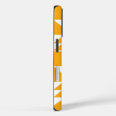 Stilvolles gelbes, modernes geometrisches Muster Case-Mate iPhone Hülle (Rückseite / Rechts)