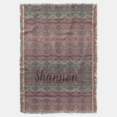 Stilvolles Gemustertes Design mit Namenstyppografi Decke (Vorderseite Vertikal)