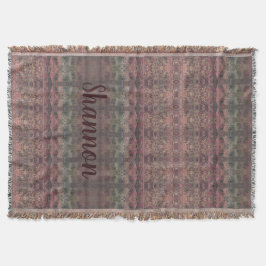 Stilvolles Gemustertes Design mit Namenstyppografi Decke