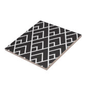 Stilvolles geometrisches Diamantgittermuster Fliese (Seite)