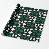 Stilvolles geometrisches Muster Geschenkpapier (Ungerollt)