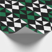 Stilvolles geometrisches Muster Geschenkpapier (Ecke)