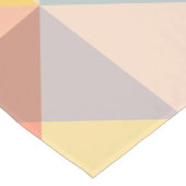 Stilvolles geometrisches Muster im Herbst-Erdton Kurzer Tischläufer (Ecke)