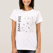 Stilvolles geometrisches Polygondesign mit Paradox T-Shirt (Vorderseite)