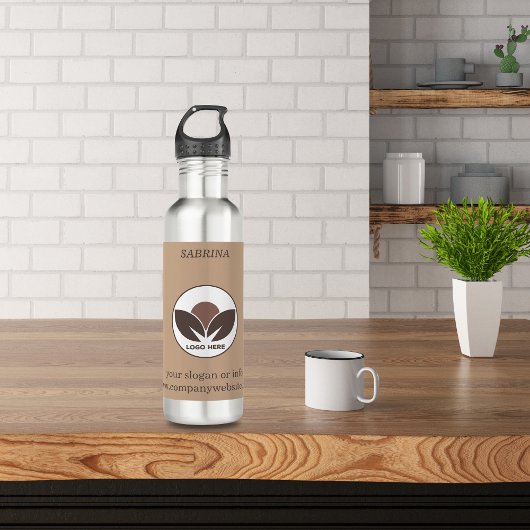 Stilvolles Geschäft | Mocha Mousse | Custom Edelstahlflasche