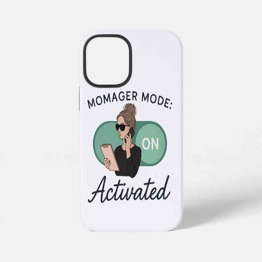 Stilvolles Geschenk für Boss-Mamas iPhone Hülle (Rückseite)