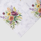 Stilvolles Geschenk Wrap Bouquet Marmordesign Seidenpapier (Detail)