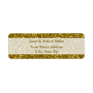 Stilvolles Glitzer-Gold