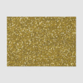 Stilvolles Glitzer-Gold Seidenpapier (Vorderseite)