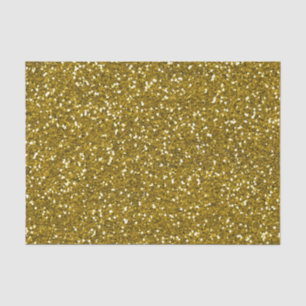 Stilvolles Glitzer-Gold Seidenpapier