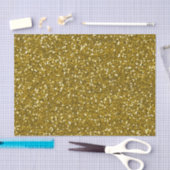 Stilvolles Glitzer-Gold Seidenpapier (Handwerk)