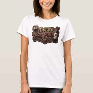 Stilvolles Gold GIB DEM GUSS Künstlerisches Motiv T-Shirt