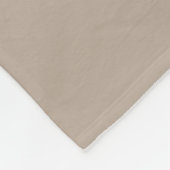 Stilvolles Gold Leaf Fleecedecke (Ecke)