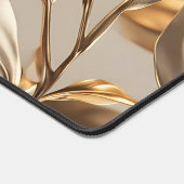 Stilvolles Gold Leaf Schreibtischunterlage (Ecke)