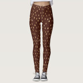 Stilvolles Gold Rain Drop Pattern Frauen Leggings (Vorderseite)