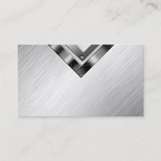 Stilvolles Goldberufliche Metallgeschäfts-Karten Visitenkarte (Vorderseite)