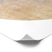 Stilvolles Golden Grass Blue Sky Dreamy Poster (Ecke)