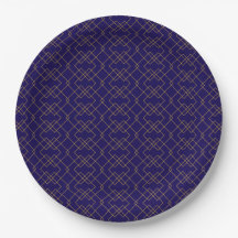 Stilvolles goldenes geometrisches Boxdesign dunkel