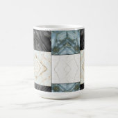 Stilvolles goldfarbenes Marmormuster Kaffeetasse (Mittel)