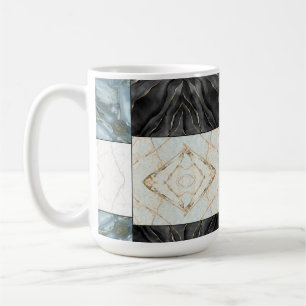 Stilvolles goldfarbenes Marmormuster Kaffeetasse