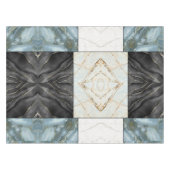 Stilvolles goldfarbenes Marmormuster Tischdecke (Vorderseite (Horizontal))