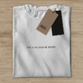 Stilvolles Grau, das du kannst. Slogan am Ende der T-Shirt