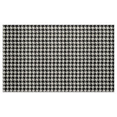 Stilvolles Hahnentrittmuster Schwarzweiß Geometris Stoff (Fat Quarter (45,7 x 55,9 cm))