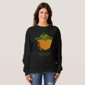 Stilvolles HALLOQWEEN Afro Queen Halloween Sweatsh Sweatshirt (Vorne ganz)