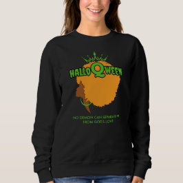 Stilvolles HALLOQWEEN Afro Queen Halloween Sweatsh Sweatshirt