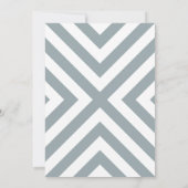 Stilvolles handgeschriebenes Foto Save the Date (Rückseite)