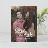 Stilvolles, handgeschriebenes, modernes Foto Save (Stehend Vorderseite)