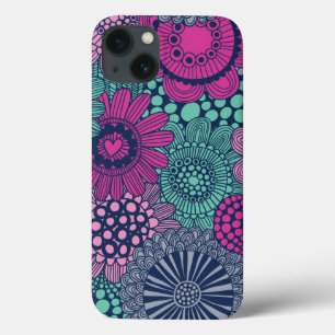 Stilvolles helles Muster der herrlichen Blumen Case-Mate iPhone Hülle