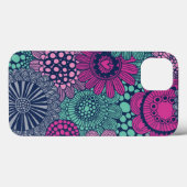 Stilvolles helles Muster der herrlichen Blumen Case-Mate iPhone Hülle (Rückseite (Horizontal))