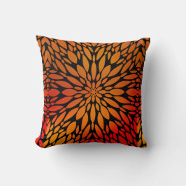 Stilvolles, helles Orangenmuster einzigartig Kissen