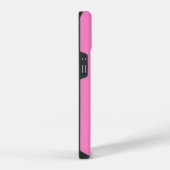 Stilvolles hellrosa Monogramm iPhone Hülle (Rechte Seite)