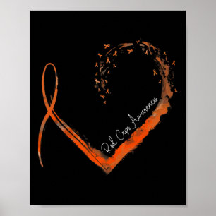Stilvolles Herz-CRPS-Bewusstsein Poster
