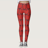 Stilvolles Herz/Kompression Leggings (Vorderseite)