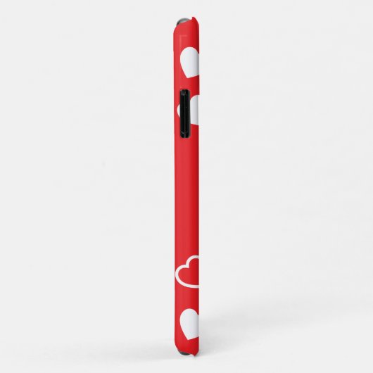 Stilvolles Herzmuster 4 Case-Mate iPhone Hülle (Hinten/Rechts)