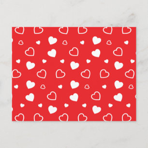 Stilvolles Herzmuster 4 Feiertagspostkarte