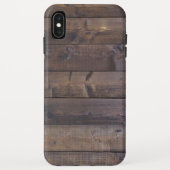 Stilvolles hölzernes Muster - Natur-hölzerne Case-Mate iPhone Hülle (Rückseite)