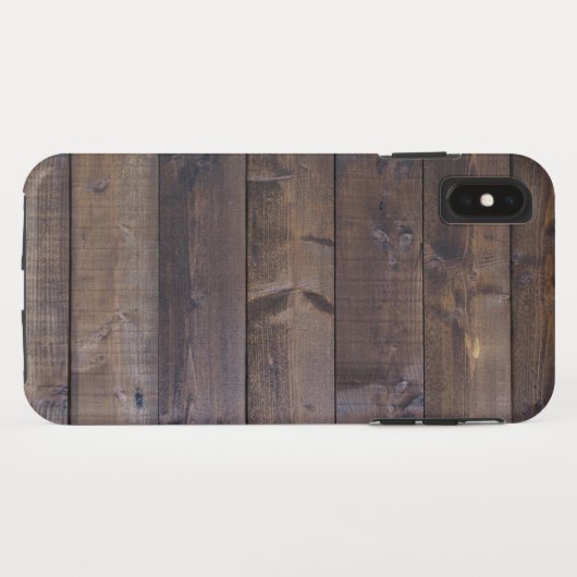 Stilvolles hölzernes Muster - Natur-hölzerne Case-Mate iPhone Hülle (Rückseite (Horizontal))