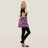 Stilvolles Hot Pink Tasche (Am Model)