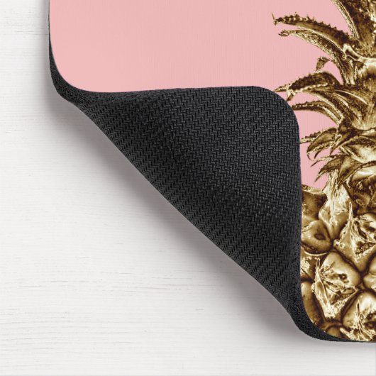Stilvolles hübsches girly Gold u. Mousepad (Ecke)