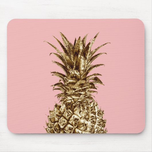 Stilvolles hübsches girly Gold u. Mousepad (Vorne)