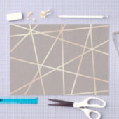 Stilvolles hübsches Küken-Rosengold u. graues Seidenpapier (Handwerk)