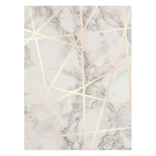 Stilvolles hübsches Küken-Rosengold u. weißer Tischdecke (Vorderseite)