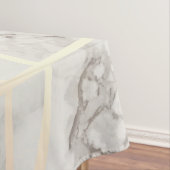 Stilvolles hübsches Küken-Rosengold u. weißer Tischdecke (Beispiel)